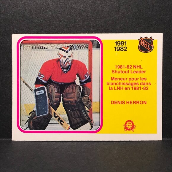 Montreal Canadiens Denis Herron signed autographed 1982-83 Topps hockey card - Picture 1 of 2